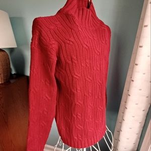 EUC American Eagle Heavyweight Cable Knit Sweater - Women's Size Small